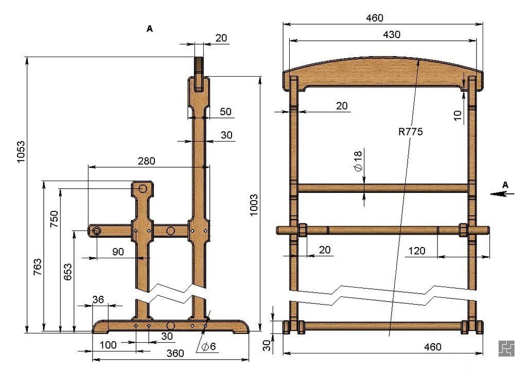 floor hanger blueprint