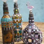 bottle with mosaic