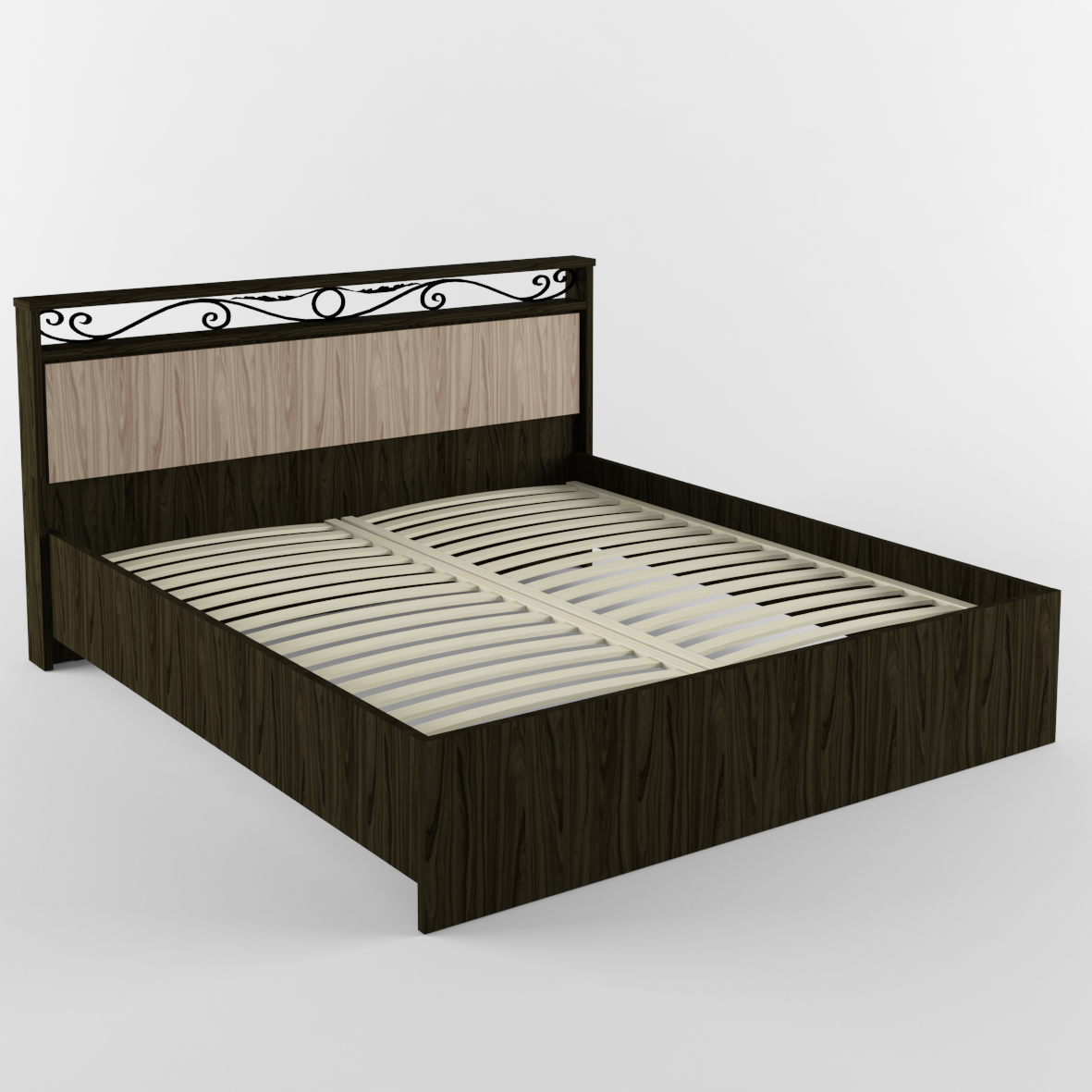 bed with orthopedic base