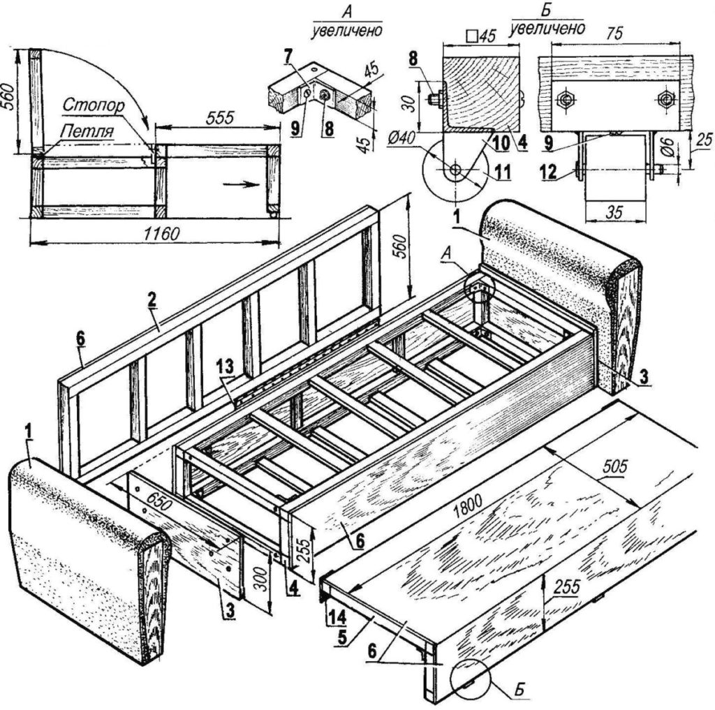 piètement de canapé eurobook