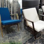 upholstering of seats with new fabric