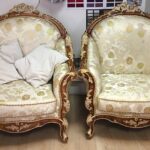 upholstering of chairs with new material