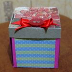 DIY gift box photo decoration