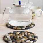 hot stand with stones