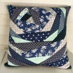 jeans pillow patchwork