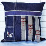 jeans pillow with straps