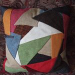 jeans pillow multicolored