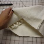 sewing a pillow cover