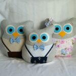 pillow owl decoration