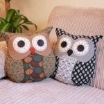 pillow owl photo decor