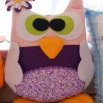 owl pillow made of felt photo ideas