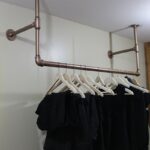 hanging hanger made of metal pipes