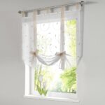 garters for curtains white