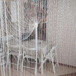 thread-tie curtain