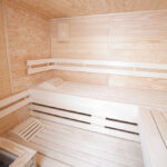 sauna shelves design ideas