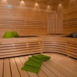 idées de conception d'étagères de sauna