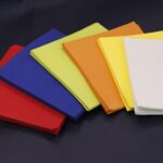 colored napkins