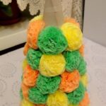 tree made of pompons