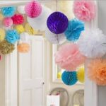 napkin pom poms with balls