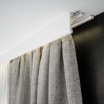 ceiling cornice for curtains photo