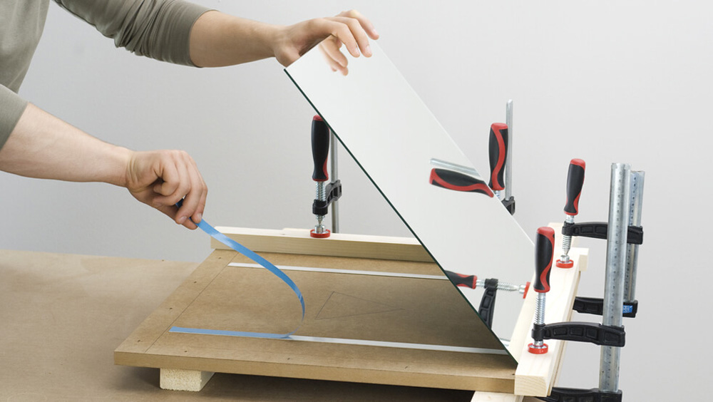 gluing a mirror