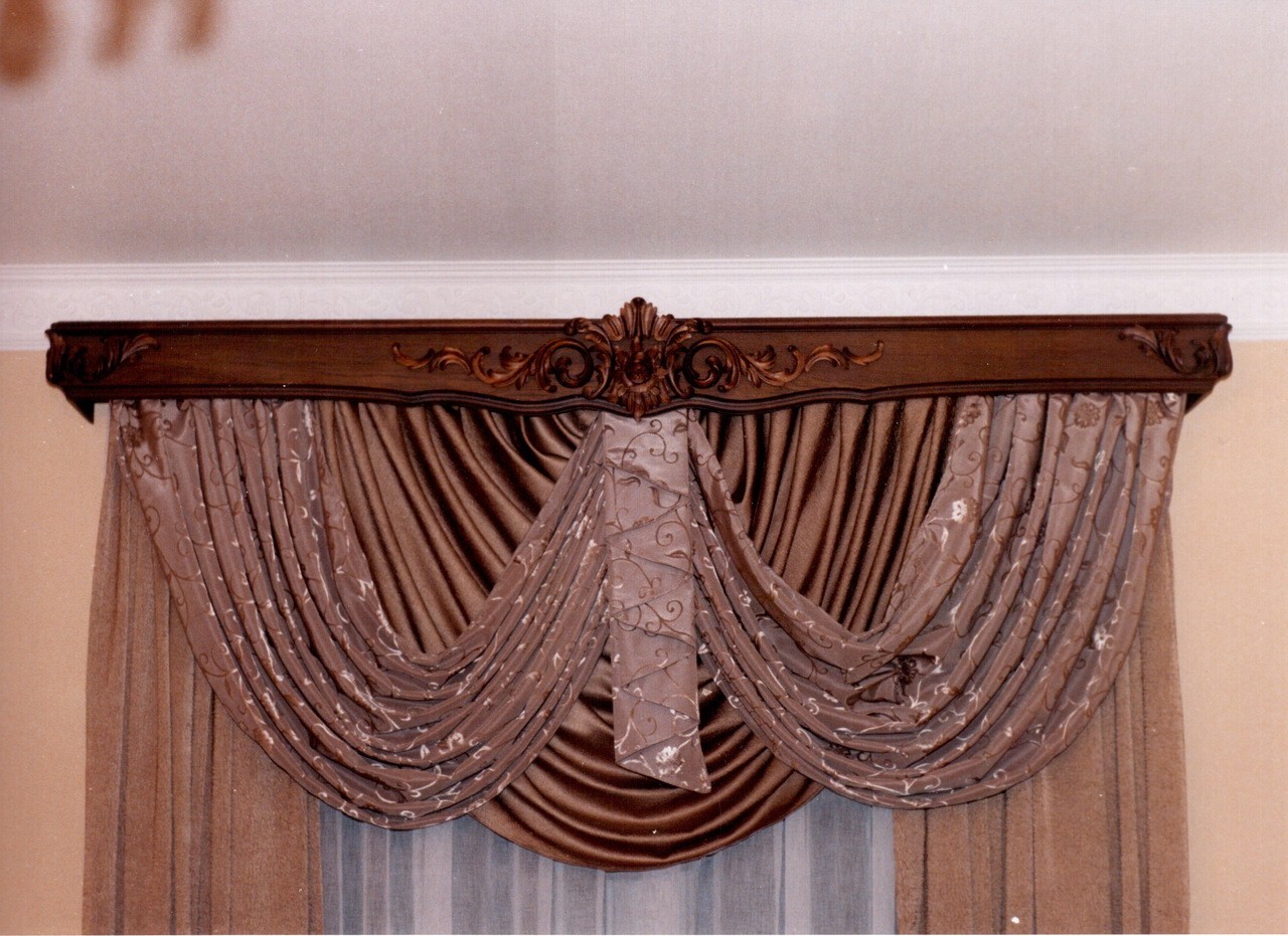 rectangular curtain rods