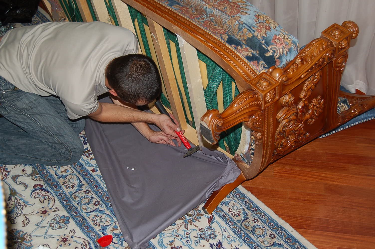 DIY sofa repair