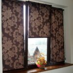 dark roller blind