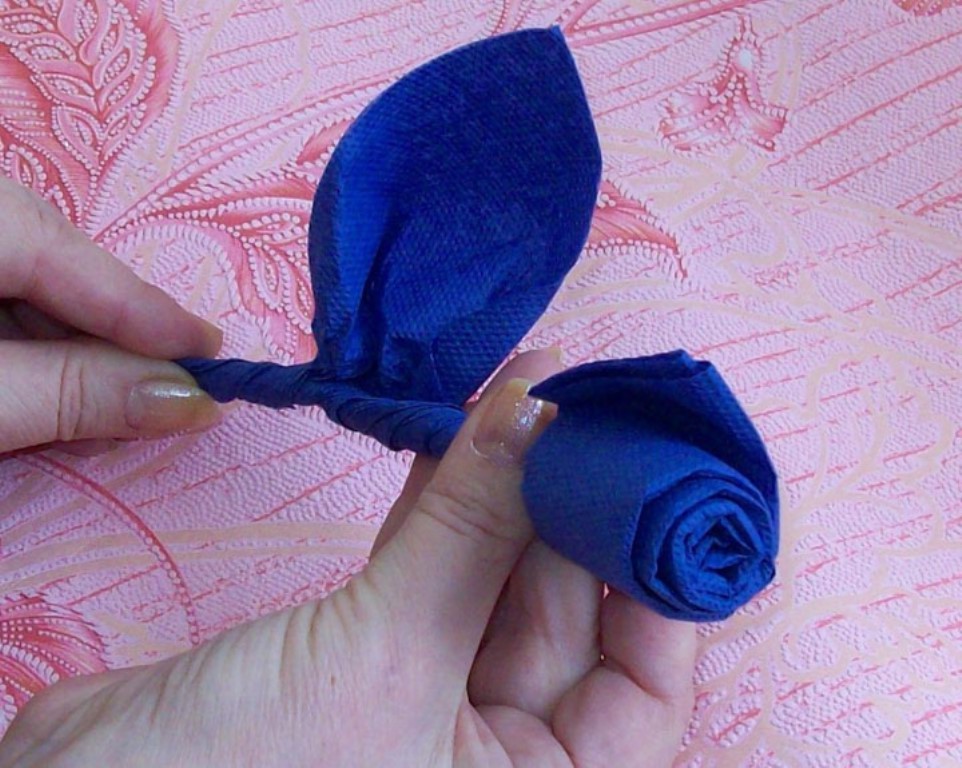 napkin rose ideas