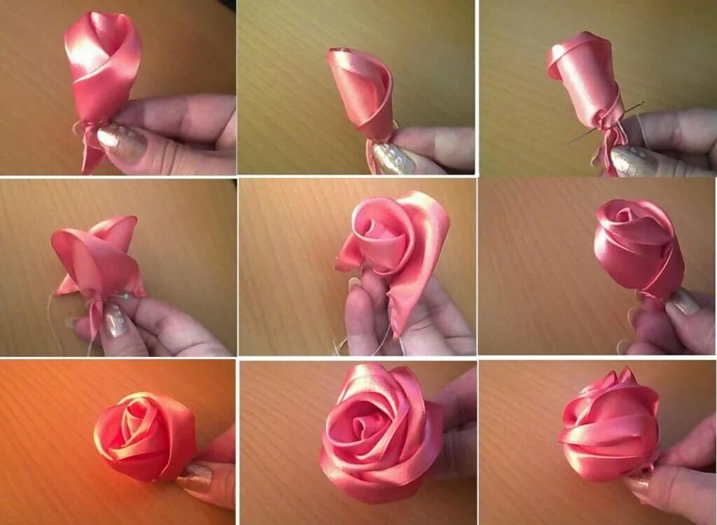 fabric rose