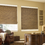 bamboo curtains in the living room