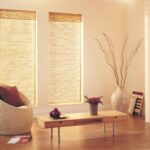 bamboo curtains narrow light