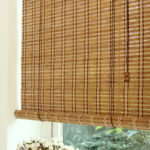 bamboo curtains beige