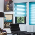 roller blinds blue