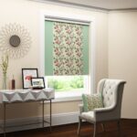 roller blinds turquoise