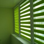 roller blinds green