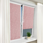 roller blinds pink