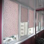 roller blinds pink