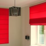 roller blinds red