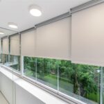 roller blind light