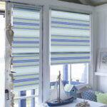 striped roller blinds