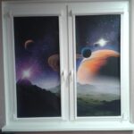 roller blinds with planets