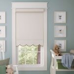 roller blinds with frill