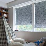 roller blinds gray motley