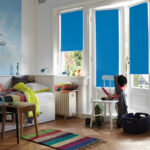 roller blinds blue