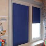 roller blinds dark blue