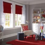 roller blinds burgundy