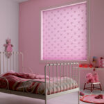 roller blinds pink