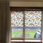 roller blinds with tulle