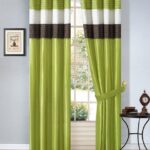 green curtains strip